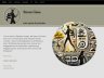 Artist website with neutral colours extracted from the art works to complement